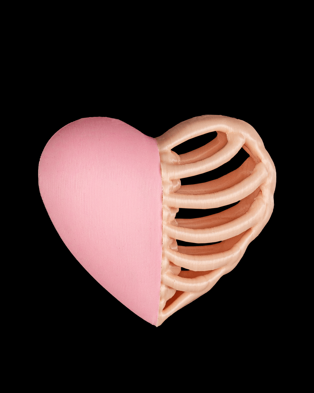 Hollow Heart Pendant/Keychain