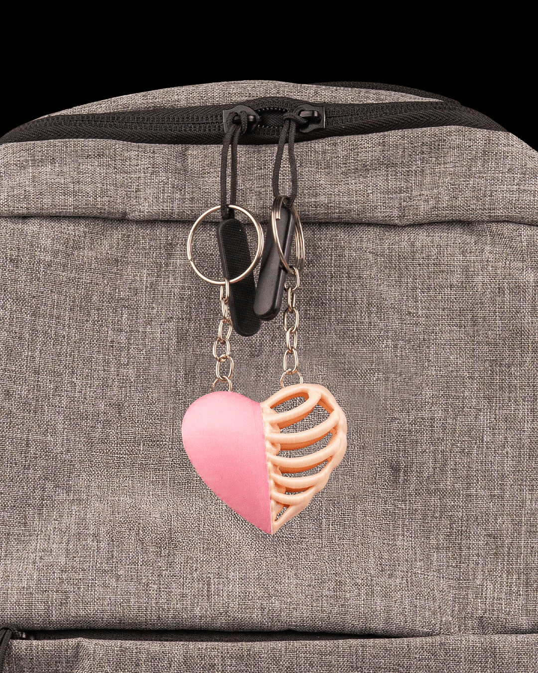 Hollow Heart Pendant/Keychain