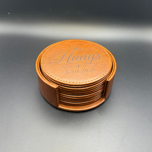 Custom Wedding Coasters
