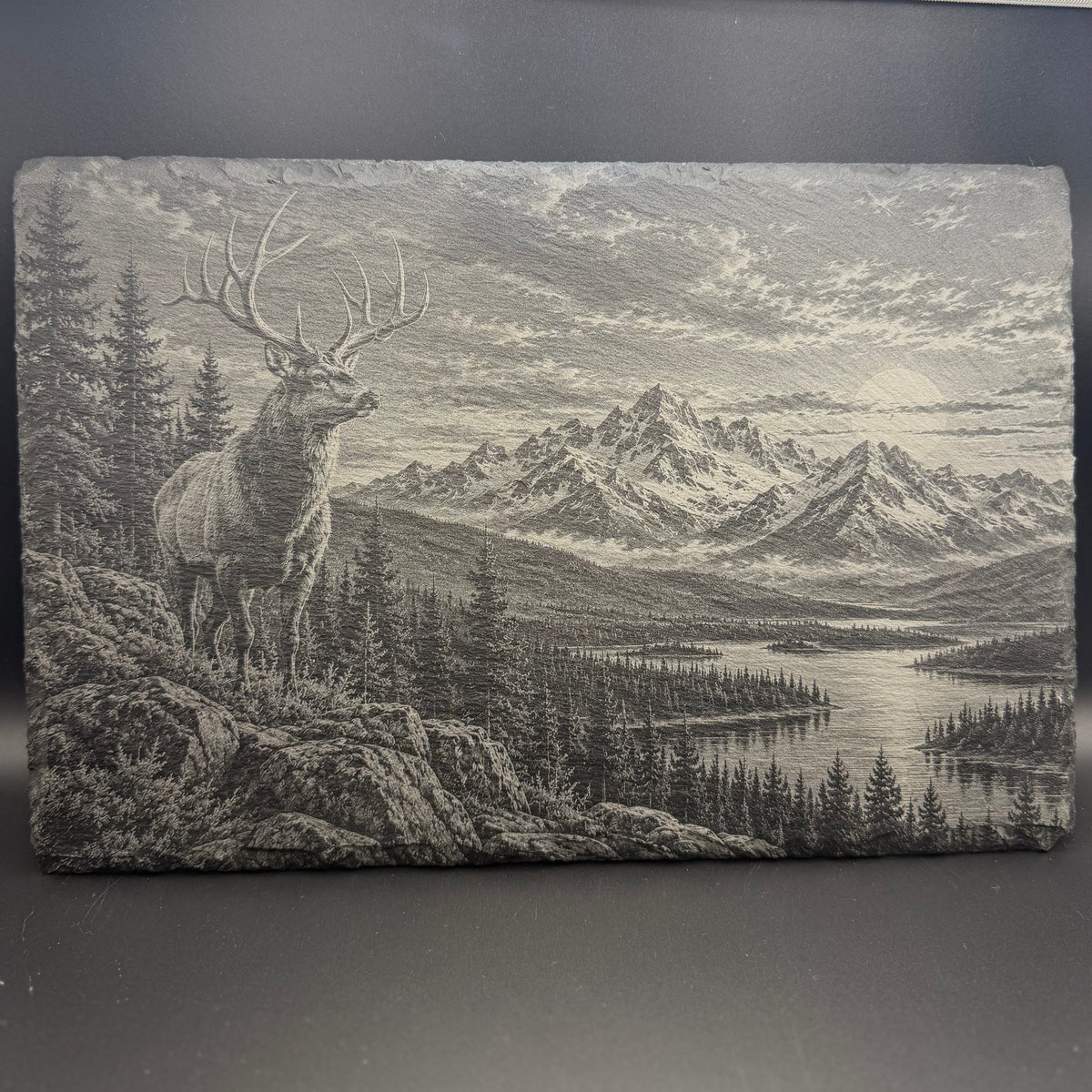 Custom Engraved Slate Photo Plaques