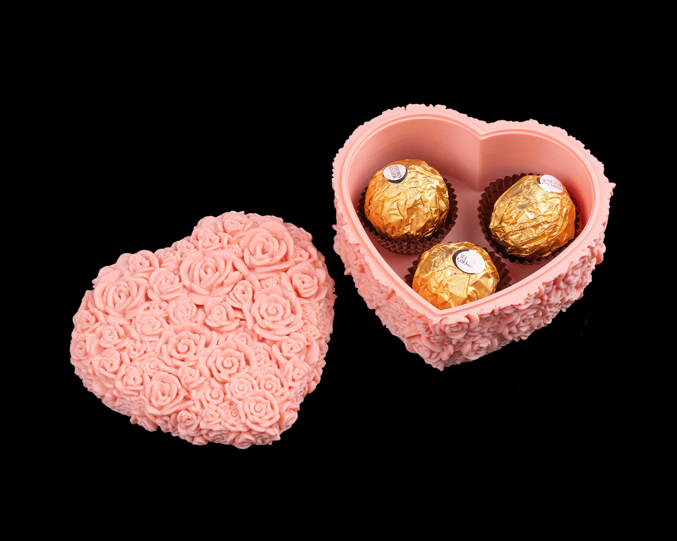Rose Heart Container