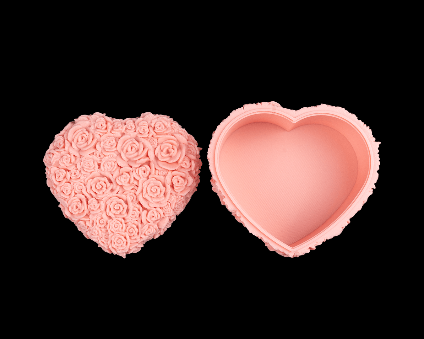 Rose Heart Container