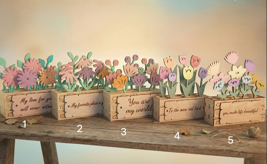 Wooden Flower Crates