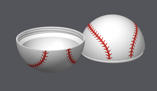 Baseball style container